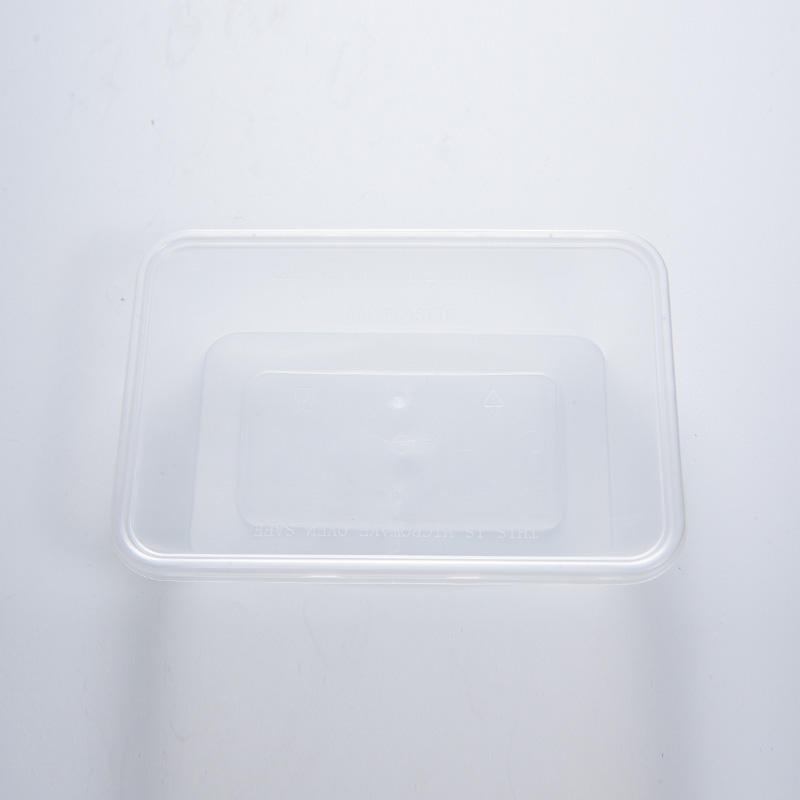 ポータブル漏れ防止プラスチック透明ランチボックス
